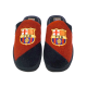 F.C.Barcelona Slippers at home.