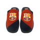 Zapatillas de rizo de estar por casa del F.C.Barcelona.