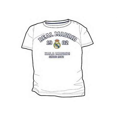 Camiseta para bebé del Real Madrid.