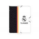 Carpeta con clasificador del Real Madrid.
