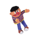 Marionnettes de peluche Ernest Ernie Rue Sésame.