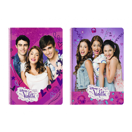 Cahier grand format Violetta.