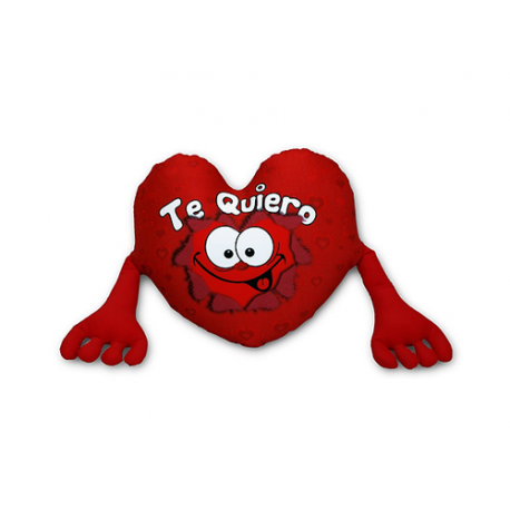 Petite peluche lycra Corazón te quiero.