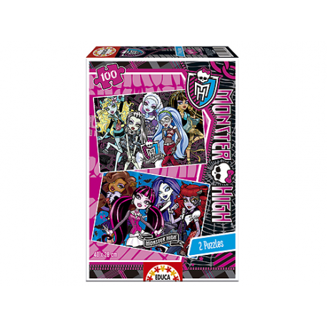 Puzzles de 100 pièces Monster High.