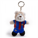 Porte-Cléfs peluche ours F.C.Barcelona.