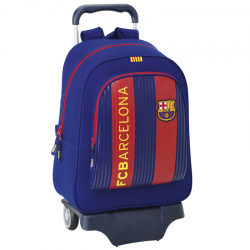 F.C.Barcelona Large Backpack with wheels.