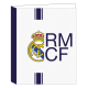 Carpeta folio 4 anillas del Real Madrid.