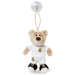 Peluche Ours avec ventouse Real Madrid.