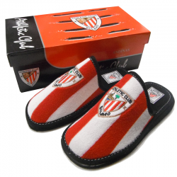 Zapatillas de rizo de estar por casa del Athletic de Bilbao.