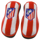 Zapatillas de rizo de estar por casa del Atlético de Madrid.