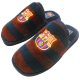 F.C.Barcelona Slippers at home.