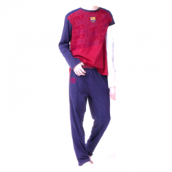 Pyjama junior F.C.Barcelona manches longues.