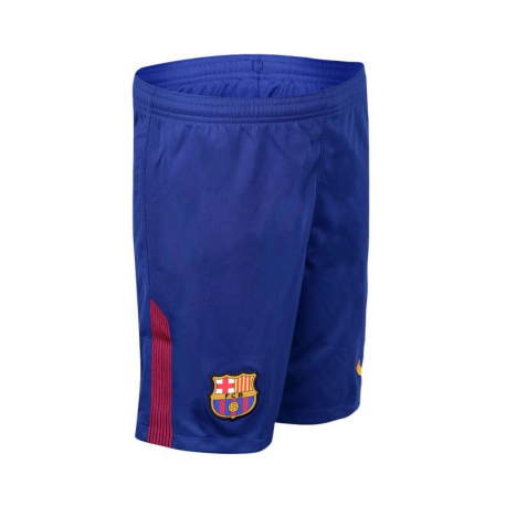Pantalón corto niño 1ª equipación F.C.Barcelona 2017-18.