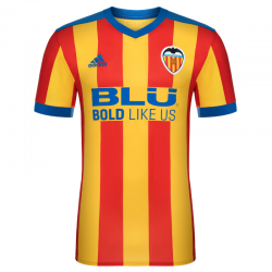 Camiseta oficial 2ª equipación Valencia C.F. 2017-18.