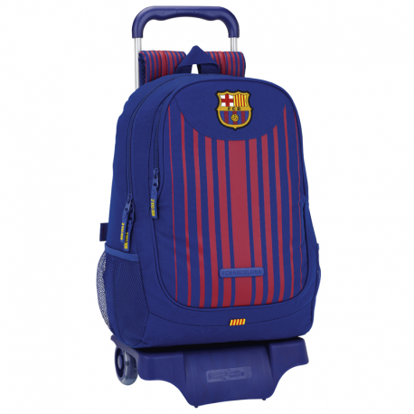 F.C.Barcelona Big rucksack with trolley.