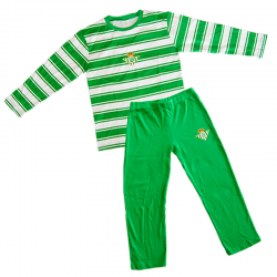 Pyjama adultes Real Betis manches longues.