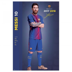 Affiche Messi F.C.Barcelona.