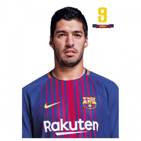 Carte postale L. Suarez F.C.Barcelona.