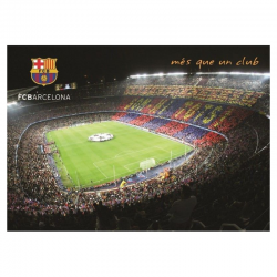 Postal del Camp Nou del F.C.Barcelona.