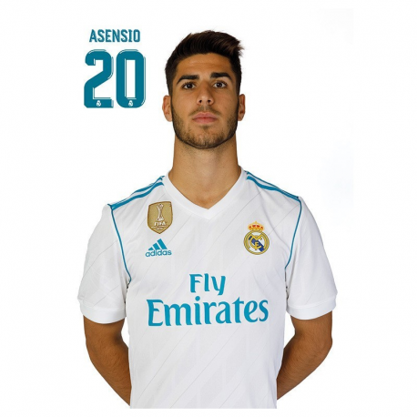 Postal de Asensio del Real Madrid.