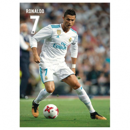 Affiche Ronaldo Real Madrid.