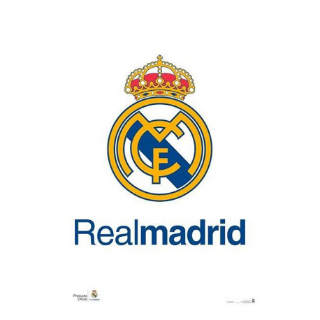 Affiche logo Real Madrid.