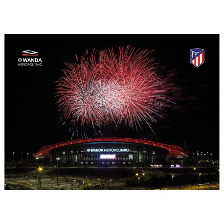 Carte postale Metropolitano Atlético de Madrid.