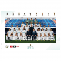 Affiche équipe Real Madrid 2017-18.
