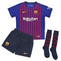 Minikit niños pequeños 1ª equipación F.C. Barcelona 2018-19.