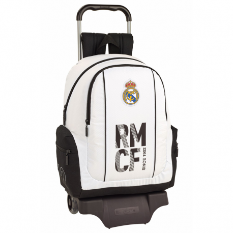 Real Madrid Big rucksack with trolley.