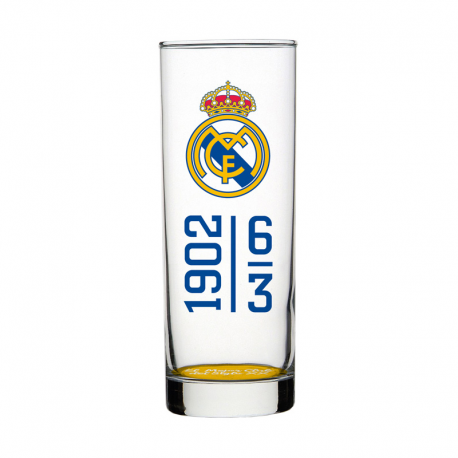 Vaso de tubo del Real Madrid.