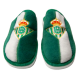 Real Betis Slippers at home.