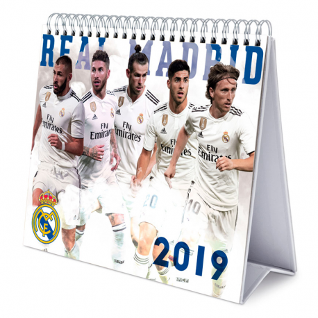 Real Madrid Desktop Calendar 2019.