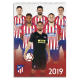 Calendrier Mural 2019 Atlético de Madrid.