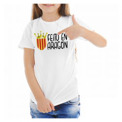 Camiseta niñ@ Feito en Aragón.