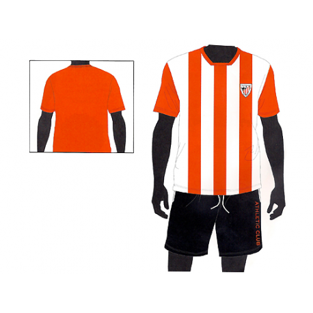 Pyjama adultes Athletic de Bilbao manches courtes.